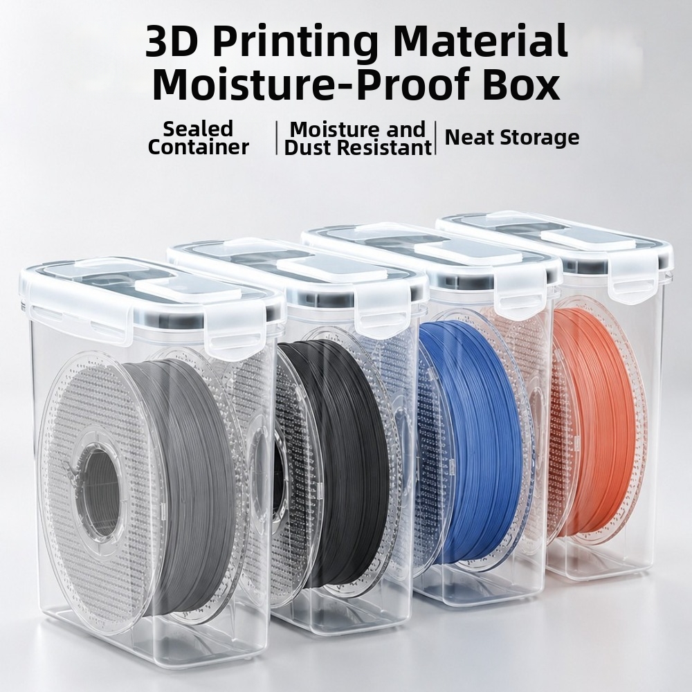 3D Printing For Medical - Şeffaf Filament Kabı Hava Geçirmez Nem