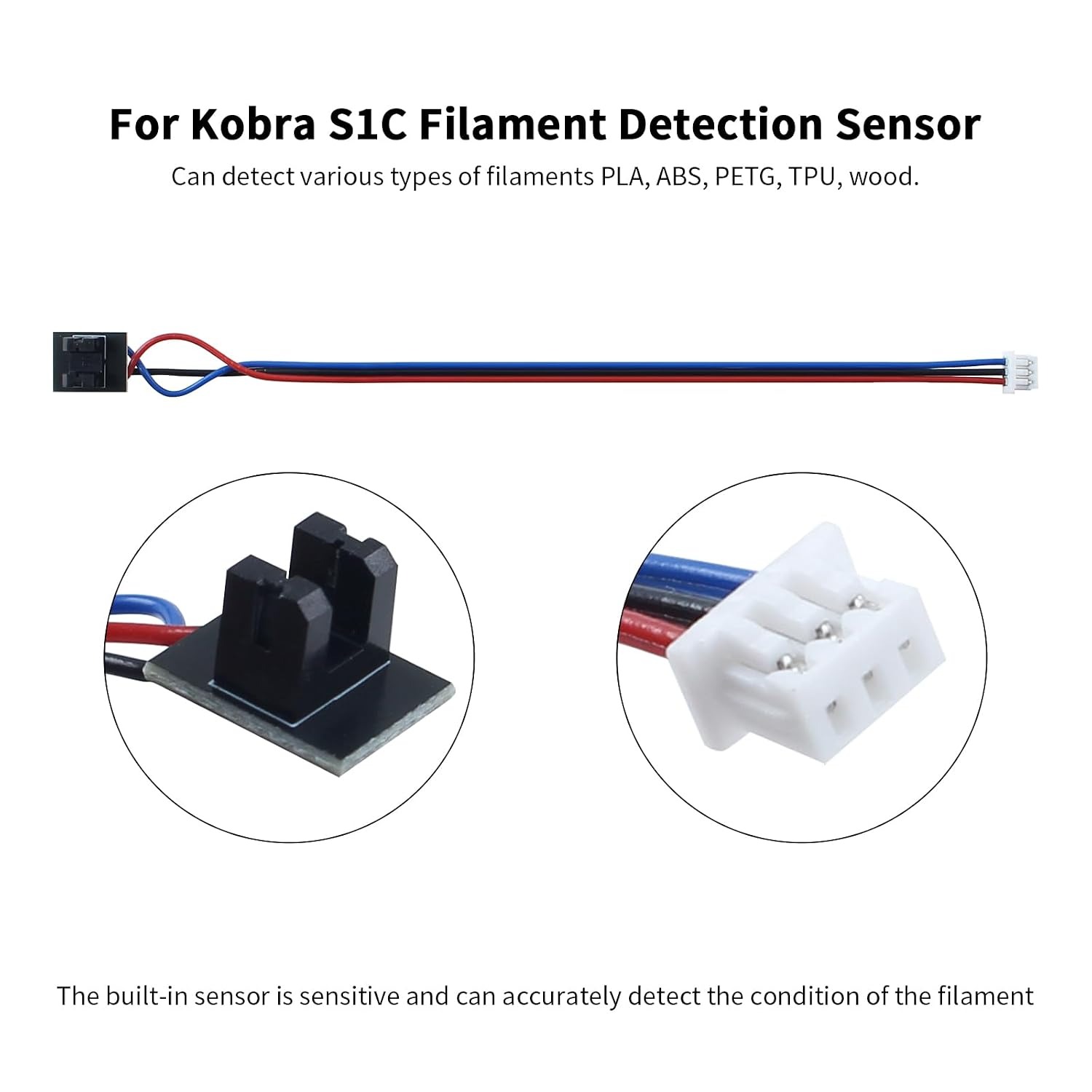 Kobra S1/S1C Filament Algılama - Filament Runout Sensor incelemesi ve fiyatı