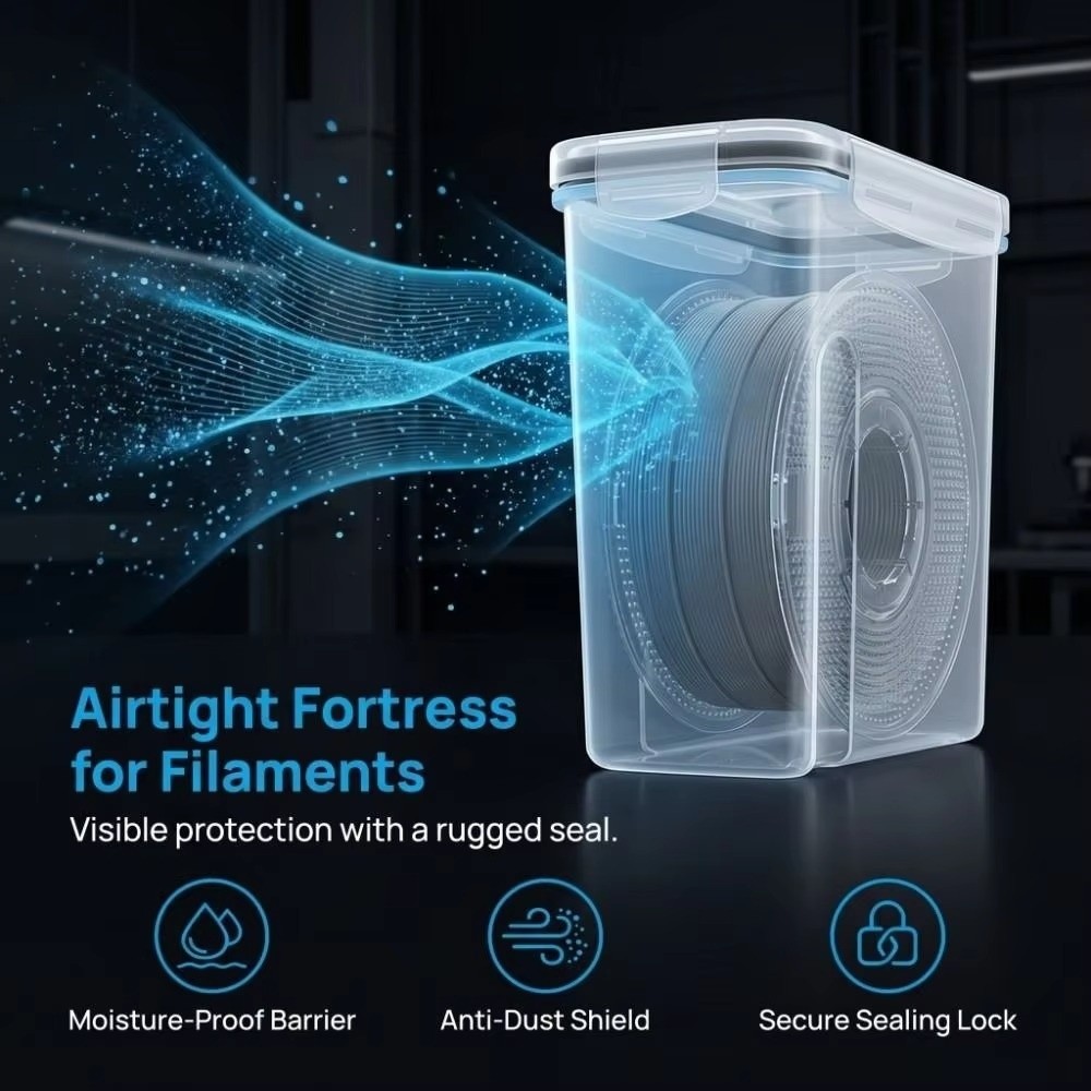 Şeffaf Filament Kabı Toz Geçir - 3D Printing For Medical incelemesi ve fiyatı