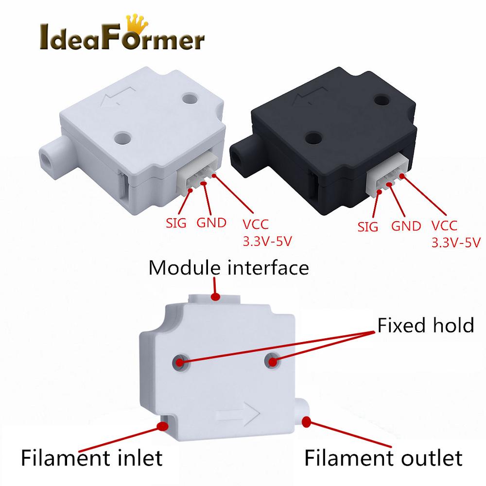 1M kablo çalışma sensörü malze - Filament Runout Sensor incelemesi ve fiyatı