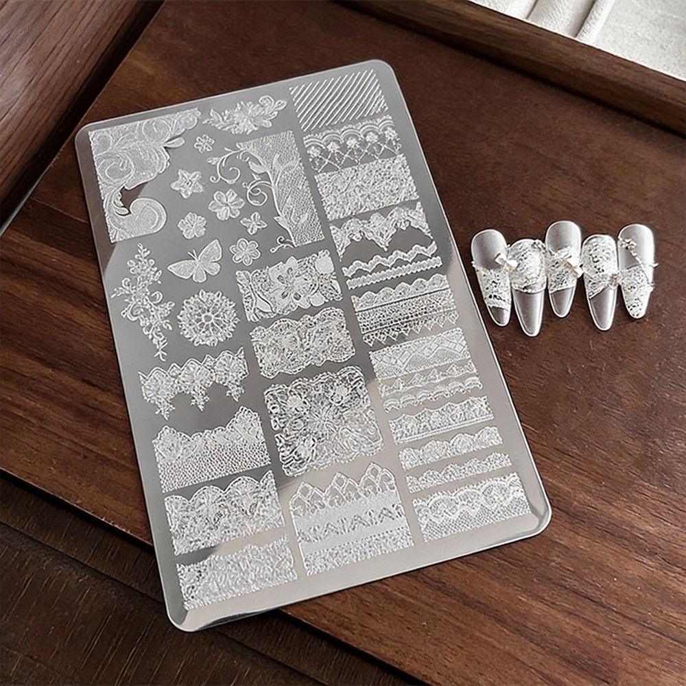 9*15 cm 3D Dantel Kelebek Nail - 3D Printing Template incelemesi ve fiyatı